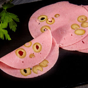 Mortadela con aceitunas