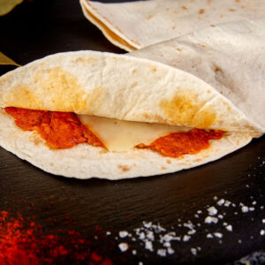 Quesadilla sobrasada y queso